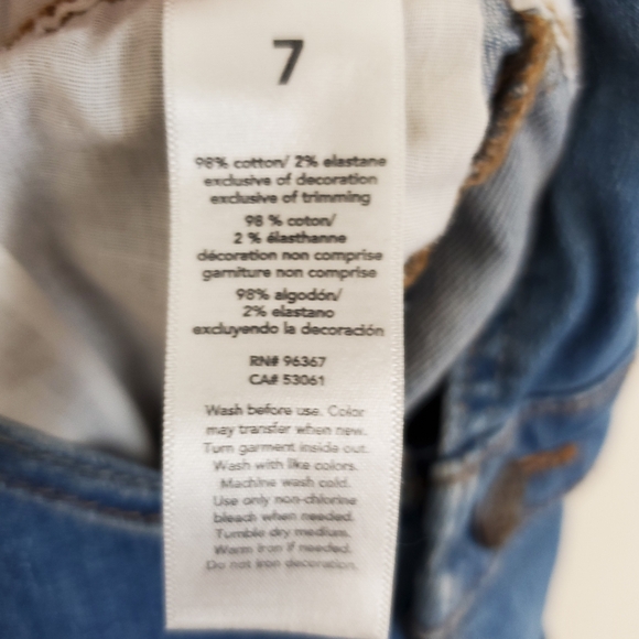 OshKosh B'gosh Girls' Denim Skirtall Dress - Blue - Picture 3 of 4